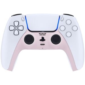 Matte UV Cherry Blossom Pink Trim Shell with Accent Rings for PS5 Controller