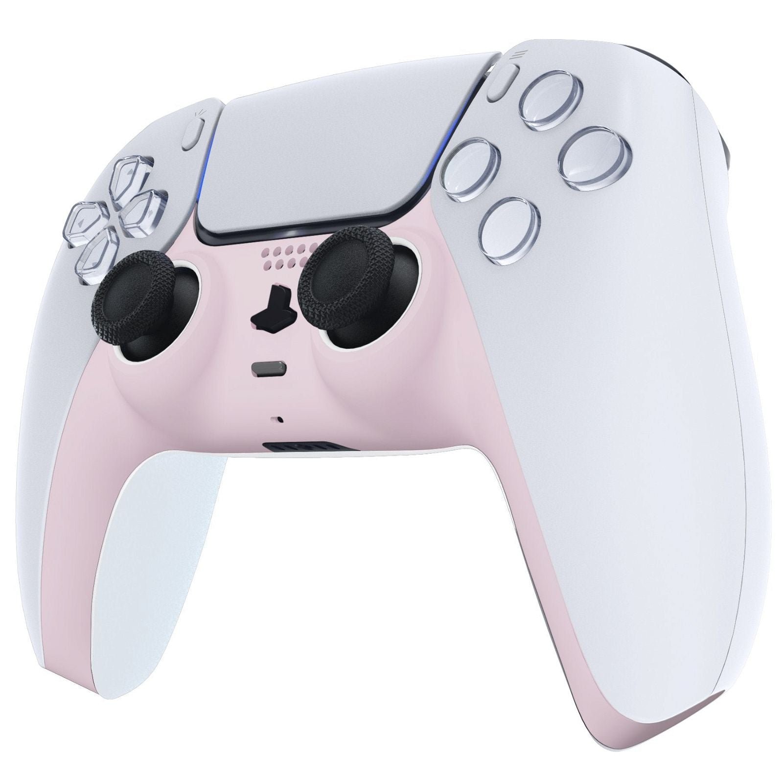 Matte UV Cherry Blossom Pink Trim Shell with Accent Rings for PS5 Controller - Image 5