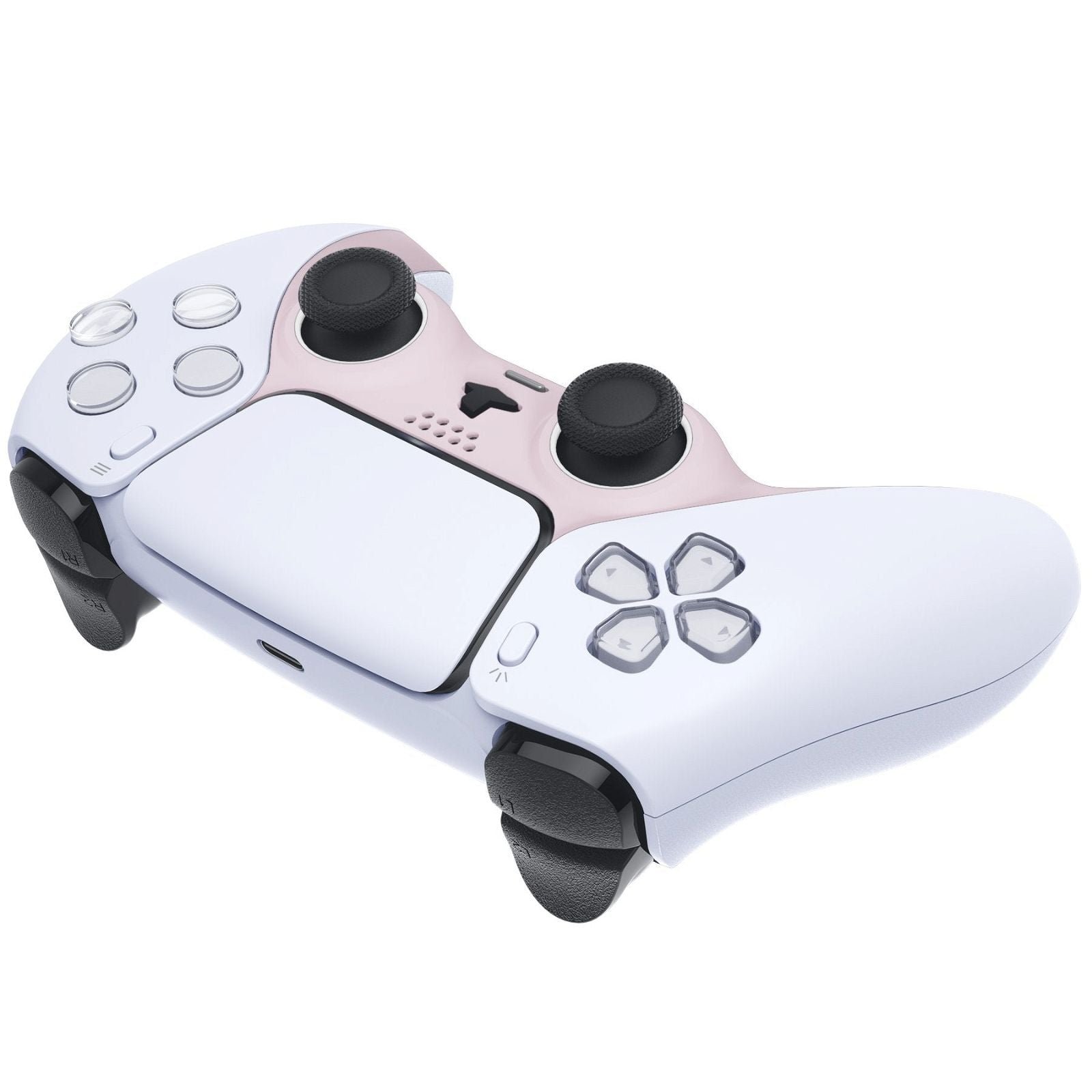 Matte UV Cherry Blossom Pink Trim Shell with Accent Rings for PS5 Controller - Image 7