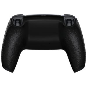 Soft-Touch Rubberised Black Back Shell for PS5 Controller